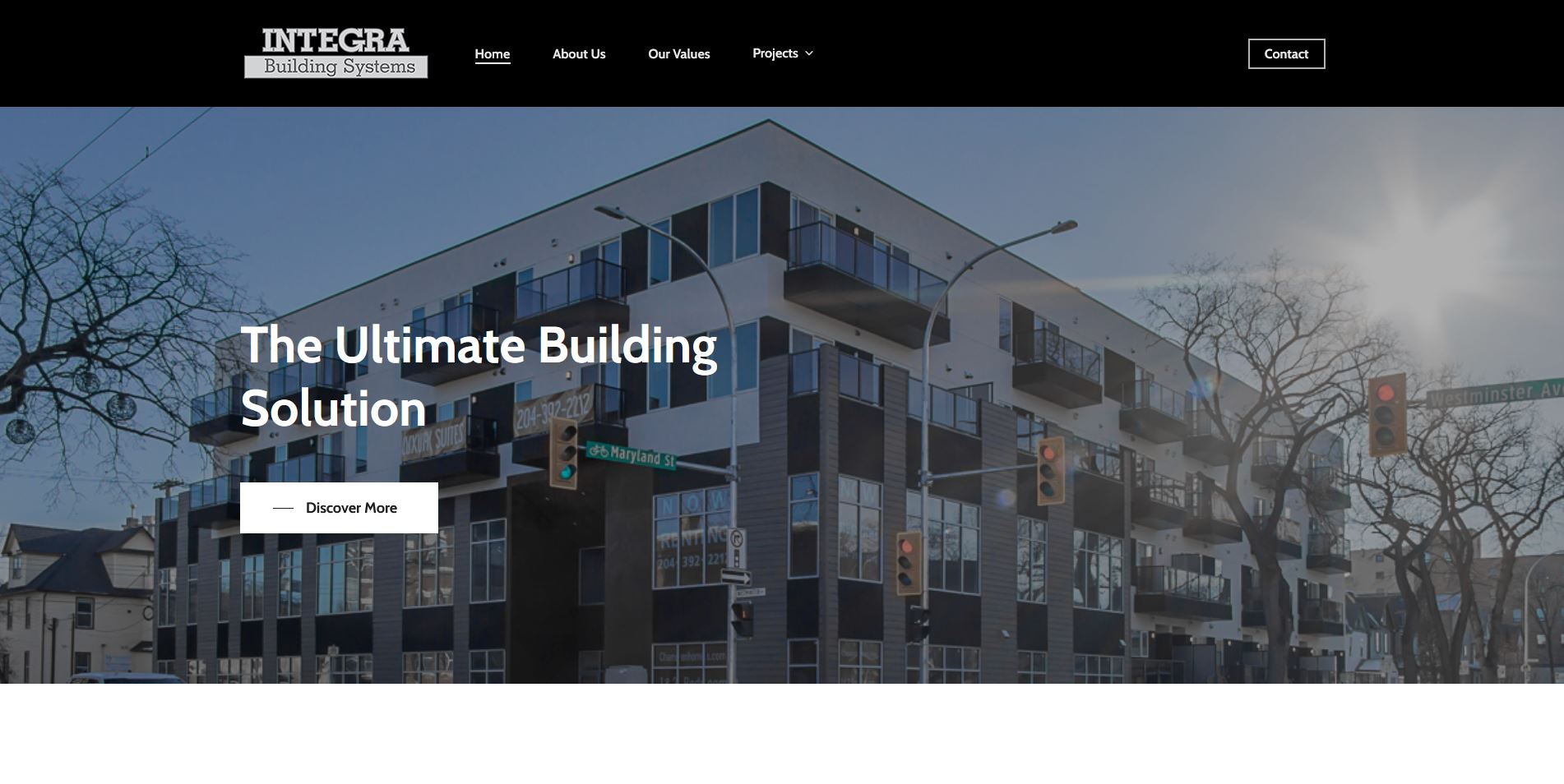 Integra Buildings website